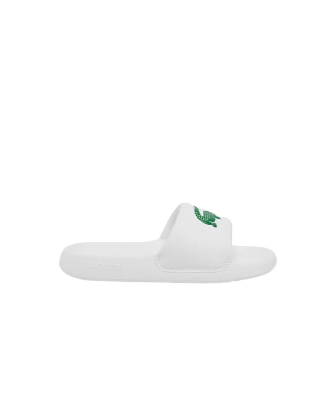 Chanclas Lacoste Serve Slide 1.0 125 1 Cfa Mujer Blanco/Verde