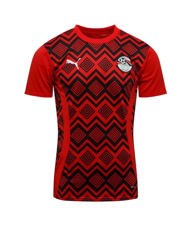 Sudadera de Fútbol Puma Egipto Prematch Ss Rojo Hombre