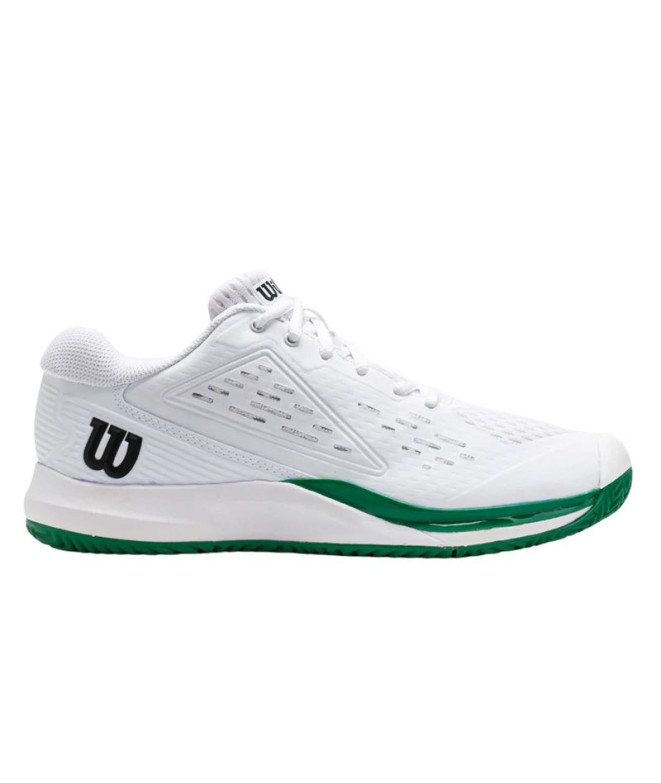 Zapatillas de Tenis Wilson Rush Pro Infantil Ace Blanco/Bósforo