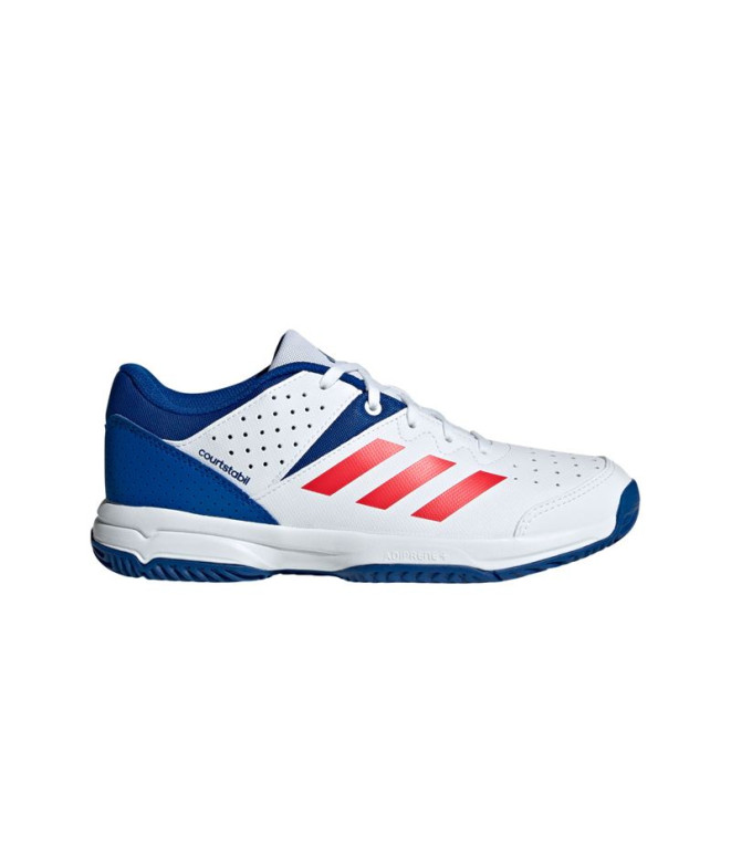 Chaussures Handball adidas Court Enfant de Stabil White