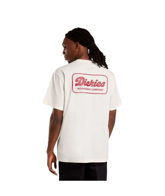 T-shirt Dickies Lewistown Ss Egret Homme