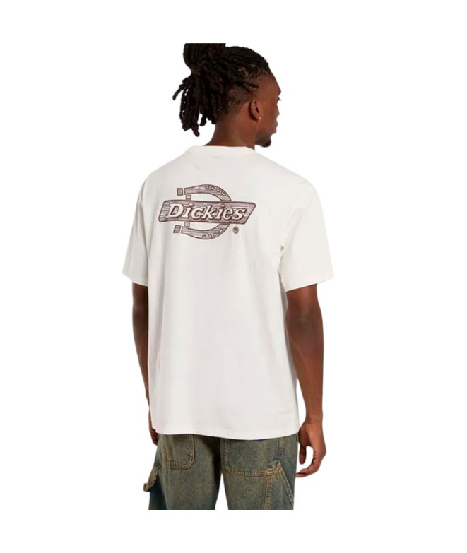 Camiseta Dickies Garça com logótipo de madeira...