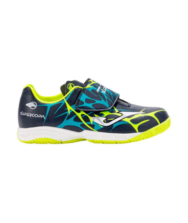 Zapatillas Joma Sala Max Jr 2503 Marino Indoor Infantil