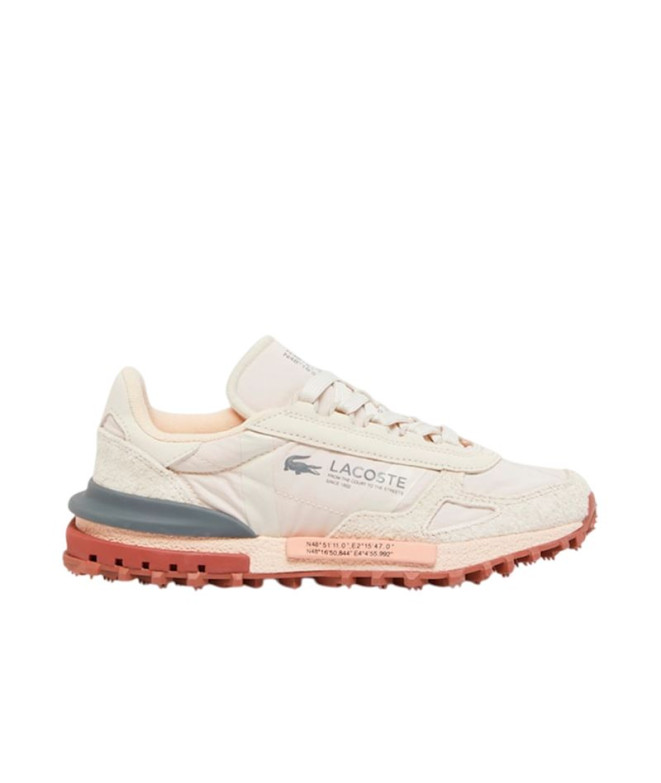 Chaussures Lacoste Femme Elite Active 125 2 Sfa Off White/Pink