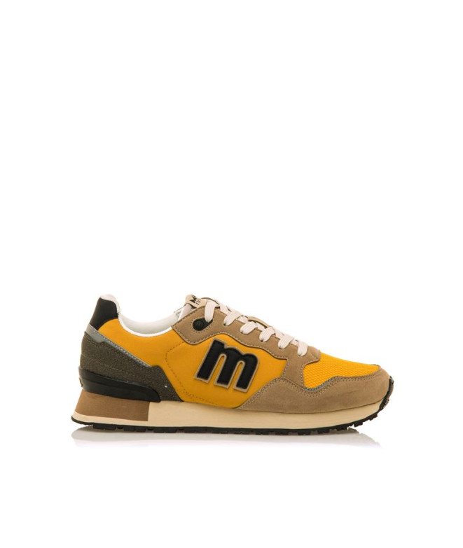 Zapatillas Mustang 2025 V Attitude Hombre Taupe Nythor Mostaza