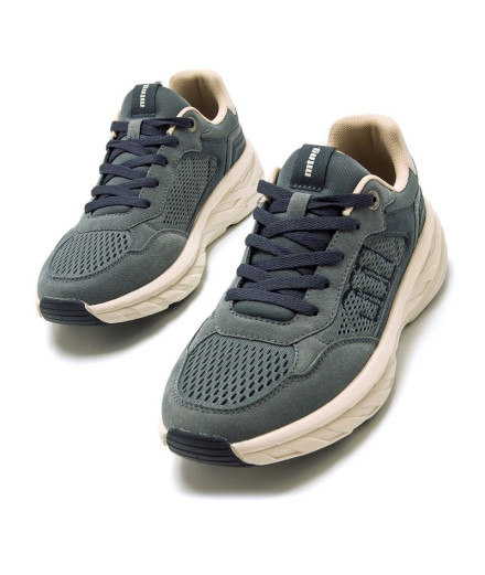 Chaussures Homme Mustang 2025 V Attitude Bleu tricoté 2