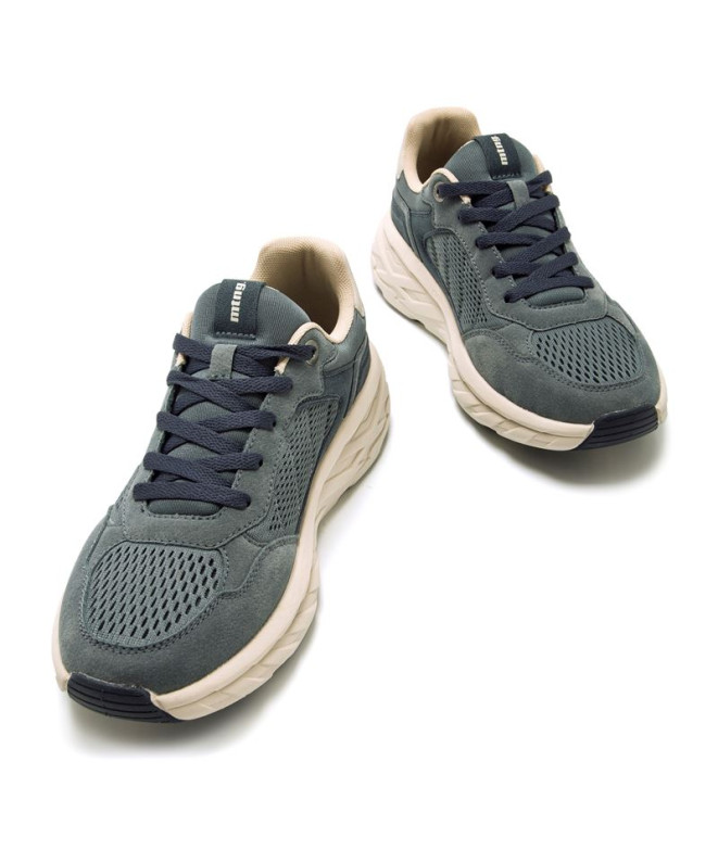 Zapatillas Mustang 2025 V Attitude Hombre Azul...