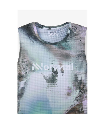 Camiseta de running Nnormal Race Tank Nature AI Print homem 2
