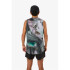 Camiseta de running Nnormal Race Tank Nature AI Print homem