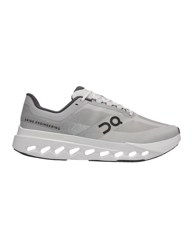 Chaussures Running Homme de On Cloudsurfer Next Glacier/White