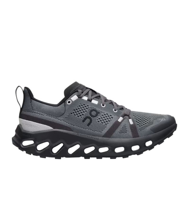 Zapatillas de Trail On Running Cloudsurfer Trail Mujer Eclipse/Negro