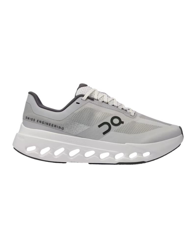 Chaussures Running Femme de On Cloudsurfer Next Glacier/White