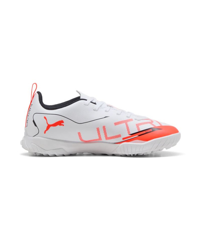 Sapatilhas De Futebol Sala Puma Ultra 5 Play Branco Menino