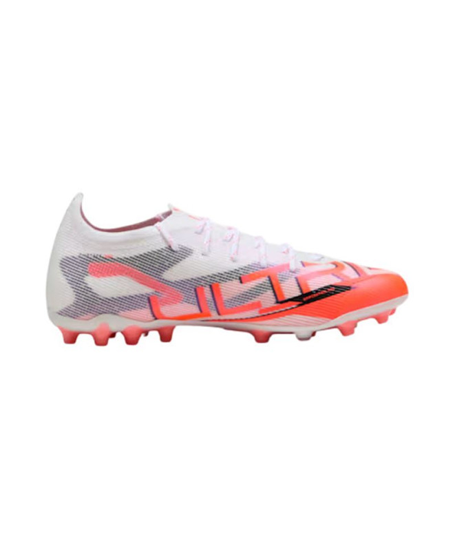 Botas de fútbol Puma Ultra 5 Ultimate Mg Blanco