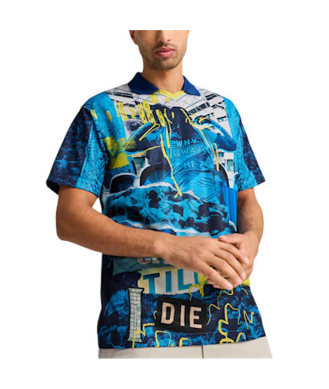 Camiseta Puma Manchester City Ftblnrgy+ Homem Azul