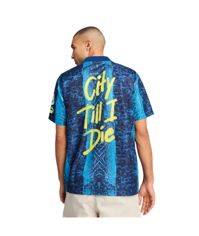 Camiseta Puma Manchester City Ftblnrgy+ Homem Azul