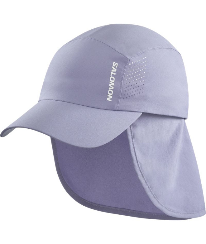 Casquette Running Salomon de Cross+ Granite Blue