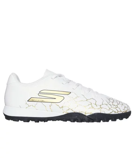 Botas de Fútbol Skechers Skx_ 1,5 TF Infantil Blanco/Oro