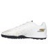 Botas de Futebol Skechers Skx_ 1,5 TF Infantil Branco/Dourado
