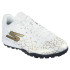 Botas de Futebol Skechers Skx_ 1,5 TF Infantil Branco/Dourado