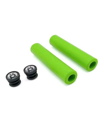Puños Töls Silicone Mtb Grip Standard Verde
