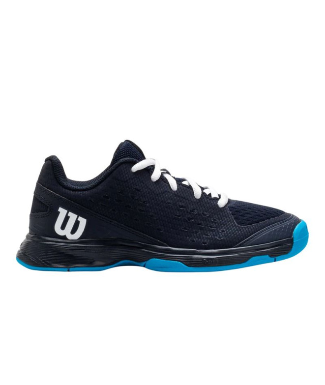 Zapatillas de Padel Wilson Rush Pro Infantil Azul Marino