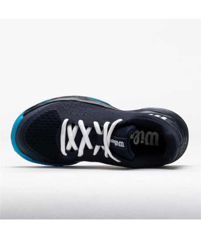 Chaussures de Padel Wilson Rush Pro Enfant Bleu...