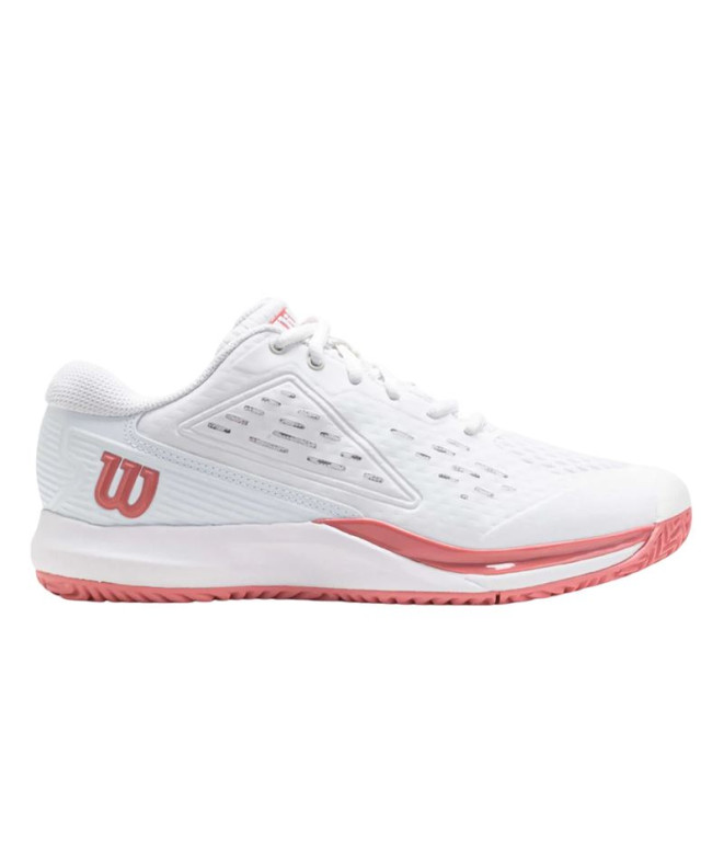 Zapatillas de Tenis Wilson Rush Pro Infantil Ace Blanco/Mauveglow