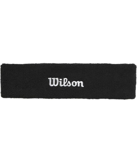 Cinta de Pelo de Tenis Wilson Headband Negro