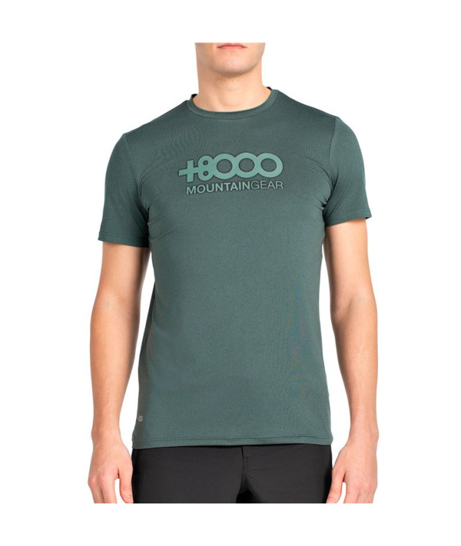 Camiseta de Montaña + 8000 Pipe Verde Oscuro Vigore Hombre