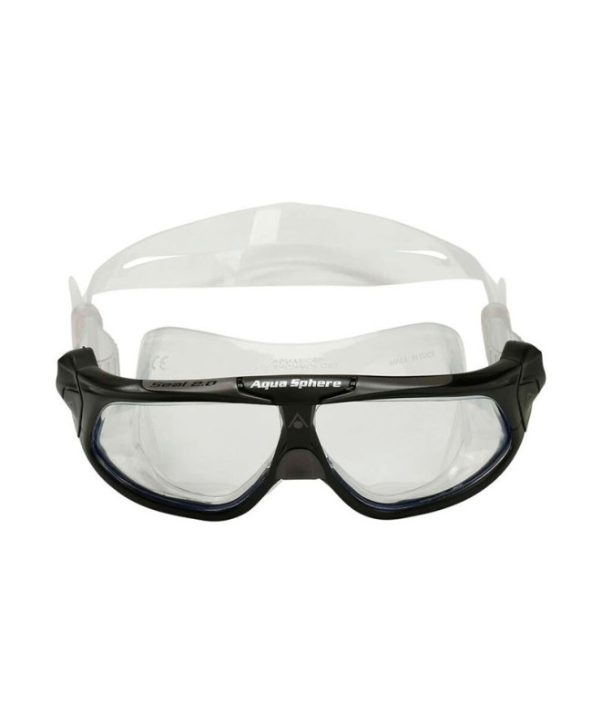 Gafas de Natation Aqua Sphere Seal 2.0 Noir Lentilles grises Transparentes