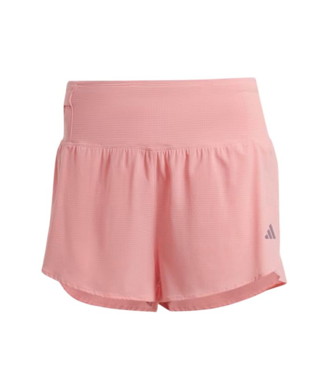 Calça Running adidas Running Mulher por Adizero Split Short Rosa