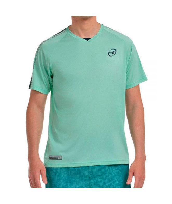 Camiseta de Padel Bullpadel Badan Hombre Verde Manzana Vigore