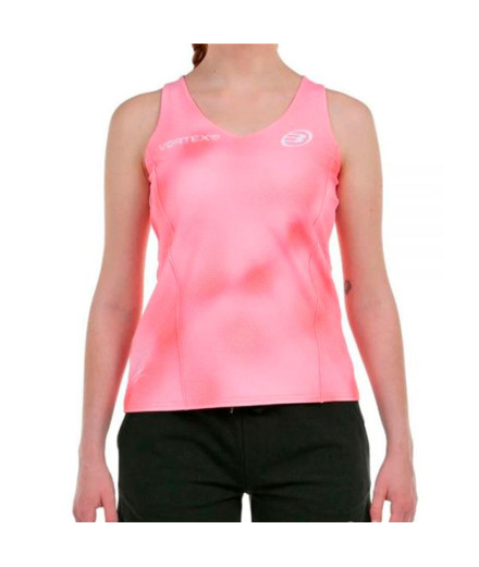 Camiseta de Padel Bullpadel Delfi 25V Mulher Rosa Camiseta de Padel Bullpadel Delfi 25V Mulher Rosa