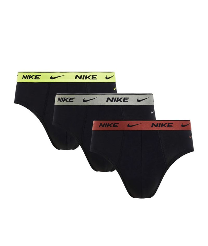 Calzoncillos Nike Brief 3Pk Hombre Negro/Azul