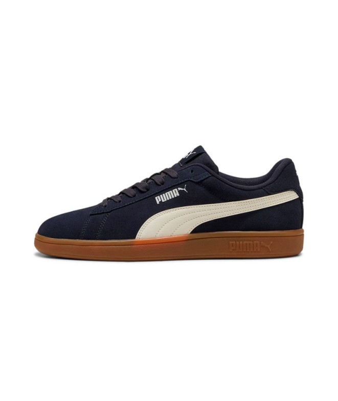 Sapatilhas Puma Smash 3.0,New Navy Warm Whi Homem