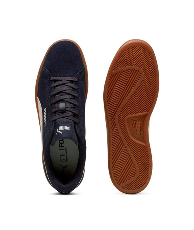 Sapatilhas Puma Smash 3.0,New Navy Warm Whi Homem