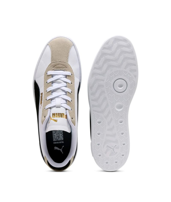 Zapatillas Puma Club Ii Sd, White Blac, Hombre