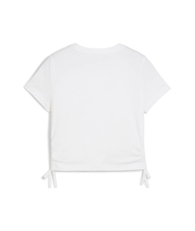 Camiseta Menina T-shirt com nó metálico Puma...