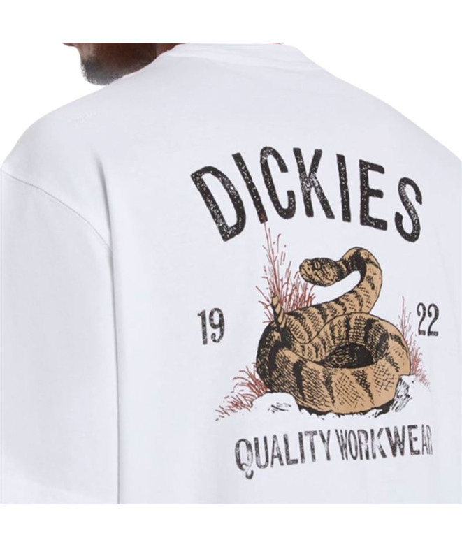 T-shirt Dickies Dickies Snake Ss Tee Blanc Homme