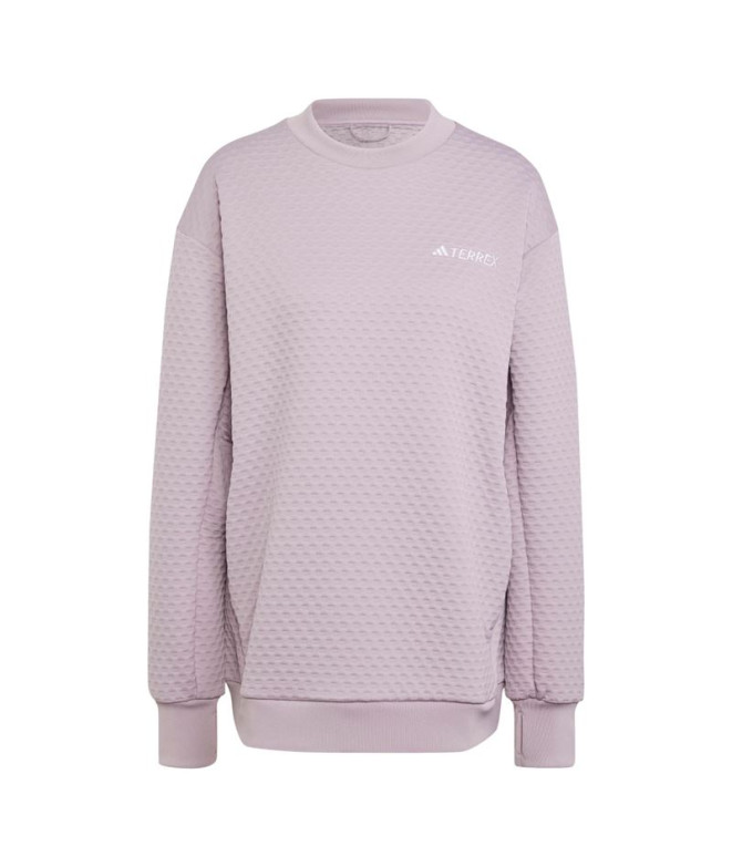 Sweat Montagne adidas Femme by Xpl Crew Neck Lilas