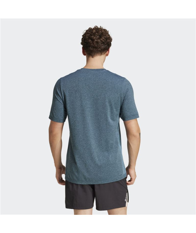 T-shirt Fitness adidas Homme de Tr-Es St Bleu/Gris