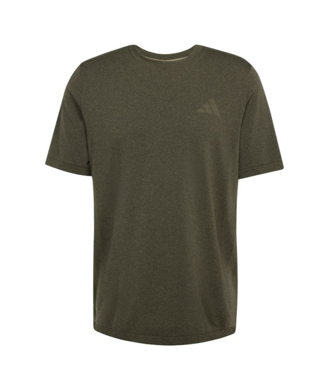 Camiseta Fitness adidas Homem de Tr-Es St Verde escuro