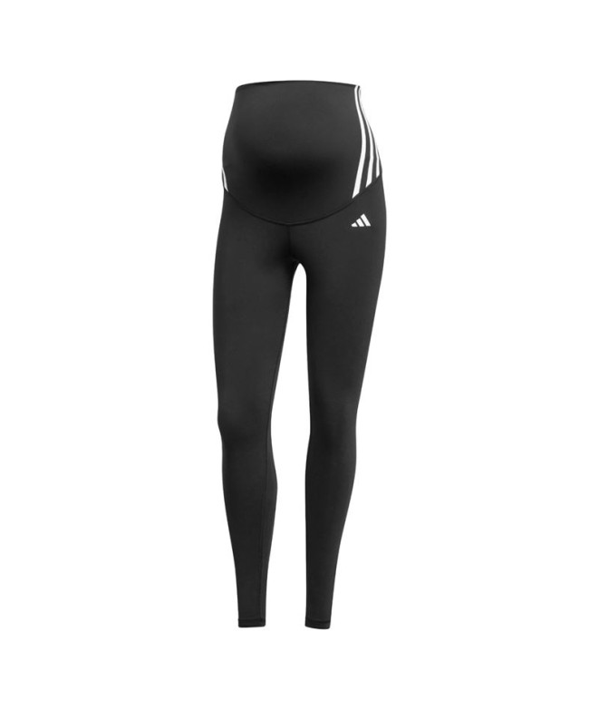 Malhas Fitness adidas Mulher de Optime Essentials Full Length (Maternidade) Preto