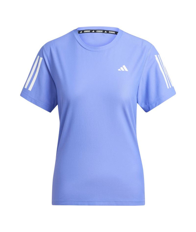 Camiseta de Running adidas Own The Run Mujer Azul