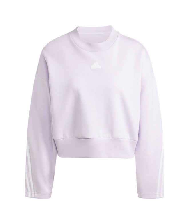 Sudadera adidas Future Icons 3 Bandas Mujer Lila