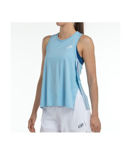 Camiseta de Padel Bullpadel Duranta Mulher Azul Claro 2
