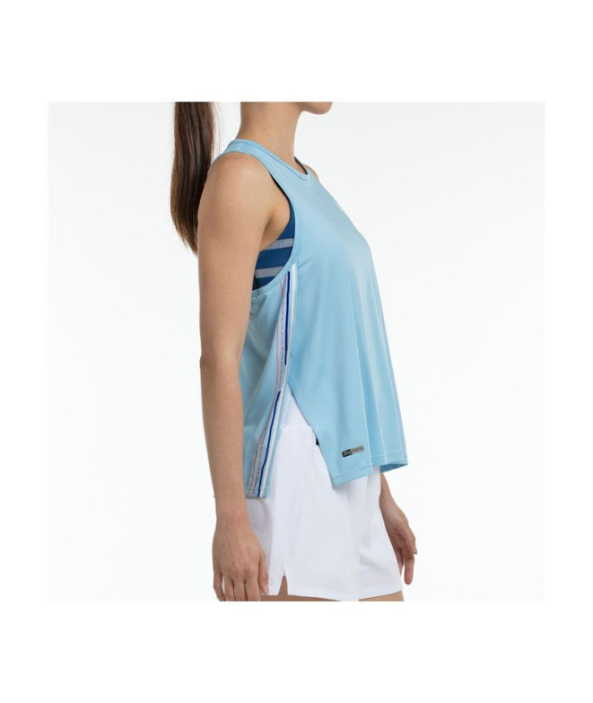 Camiseta de Padel Bullpadel Duranta Mulher Azul...