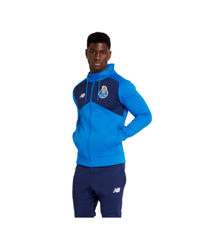 Sweat Football New Balance de FC Porto Zip Hoodie Homme