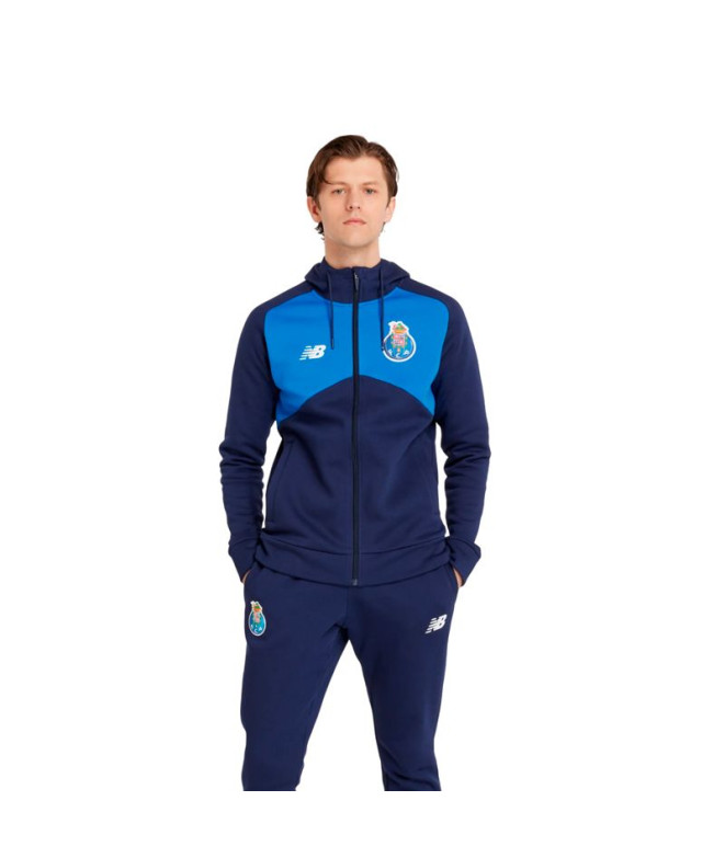 Sudadera de Fútbol New Balance FC Porto Zip Hoodie Hombre